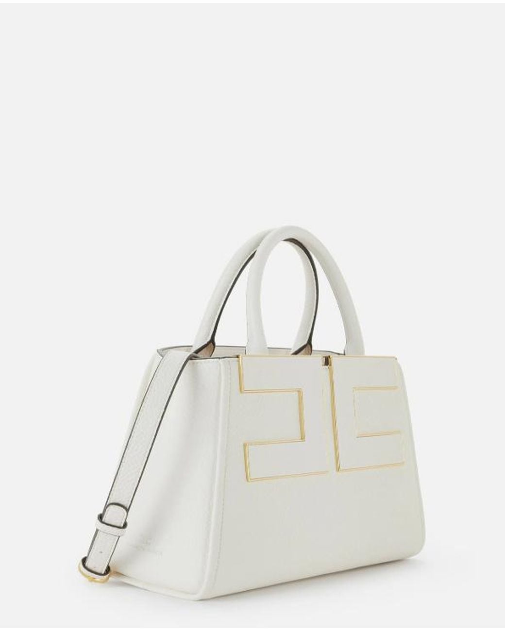 Elisabetta Franchi White Tote Bag