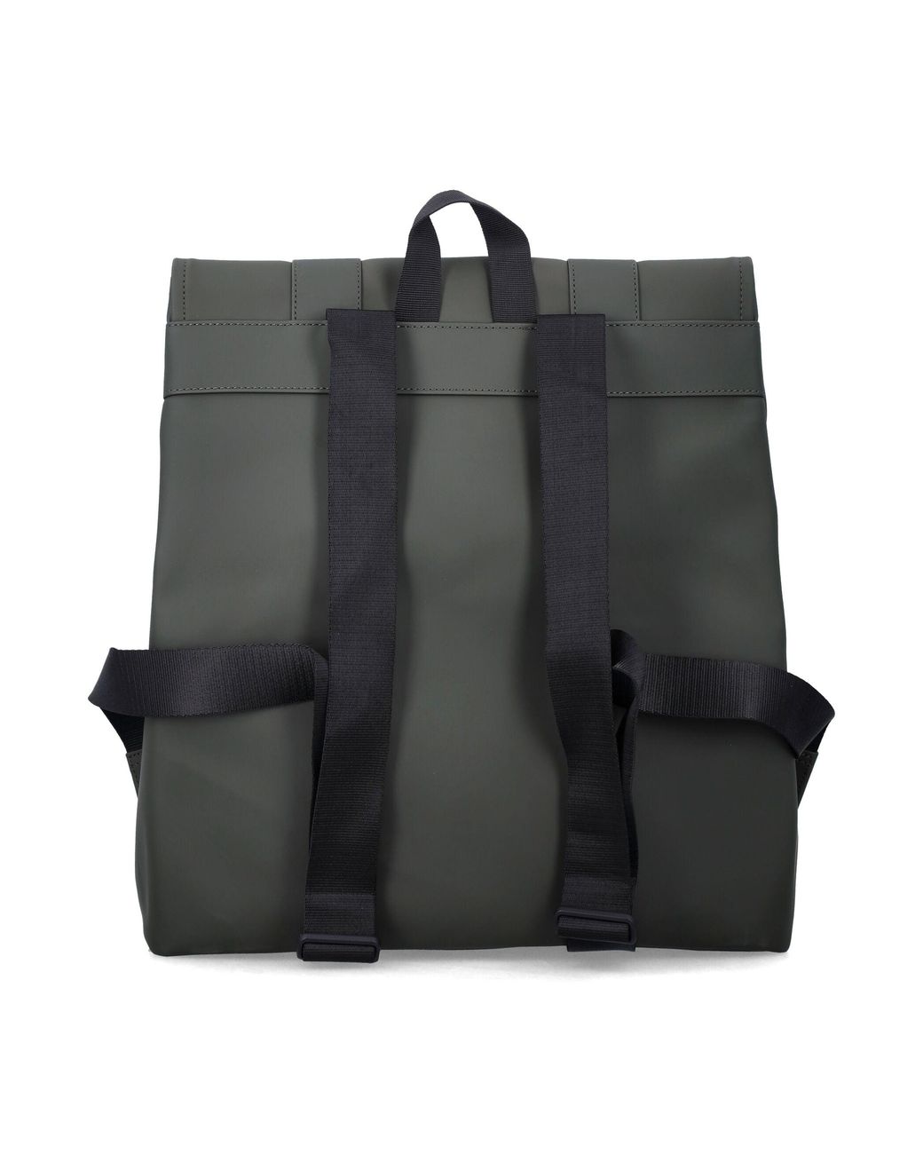 Rains Gray Waterproof Rolltop Backpack