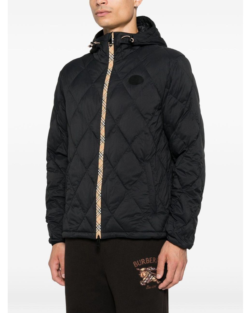 Burberry Black Hescott Nylon Blouson Jacket