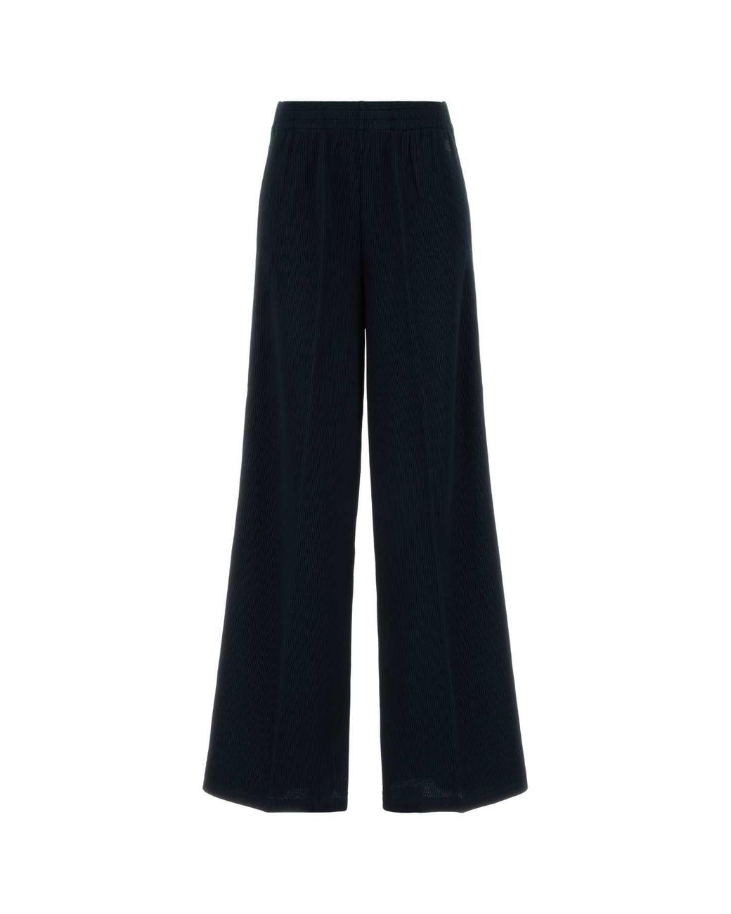 Gucci Blue Wide Leg Cotton Pants