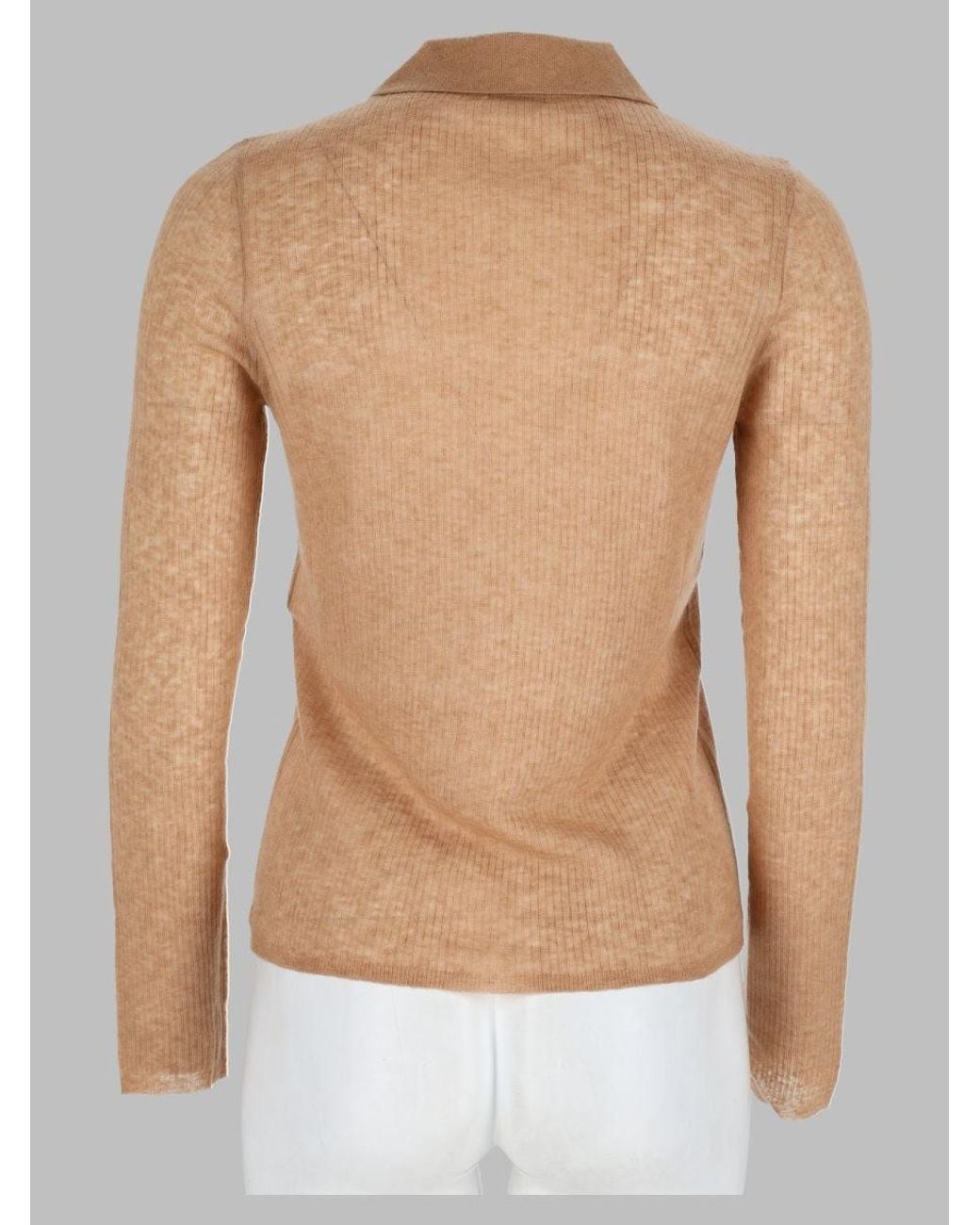 Aspesi Natural Relaxed Crewneck Sweater