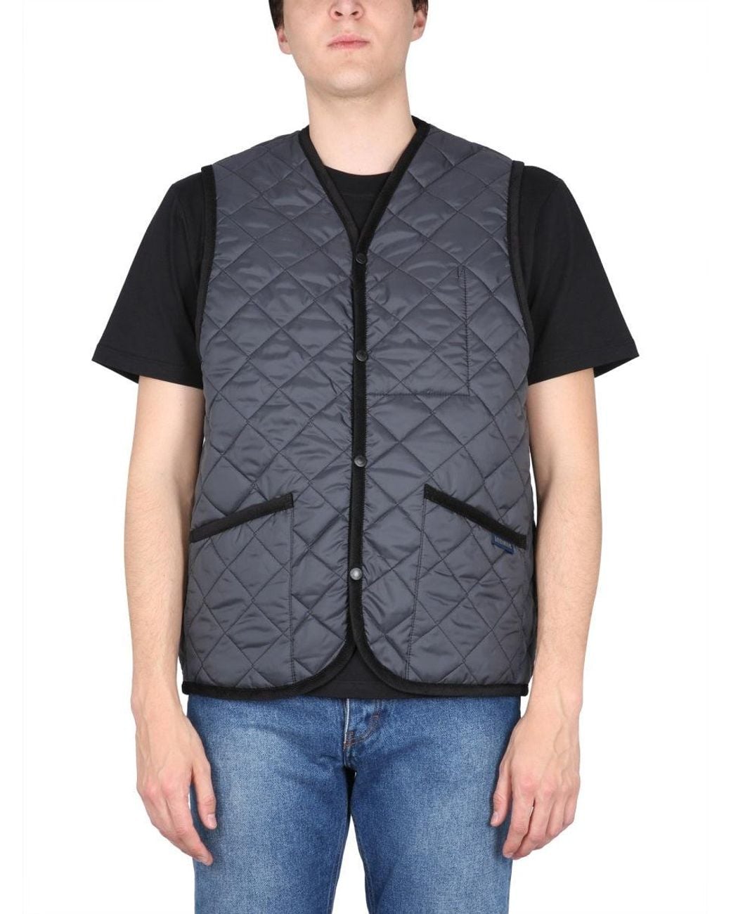 Lavenham Black Dublin Vest for men