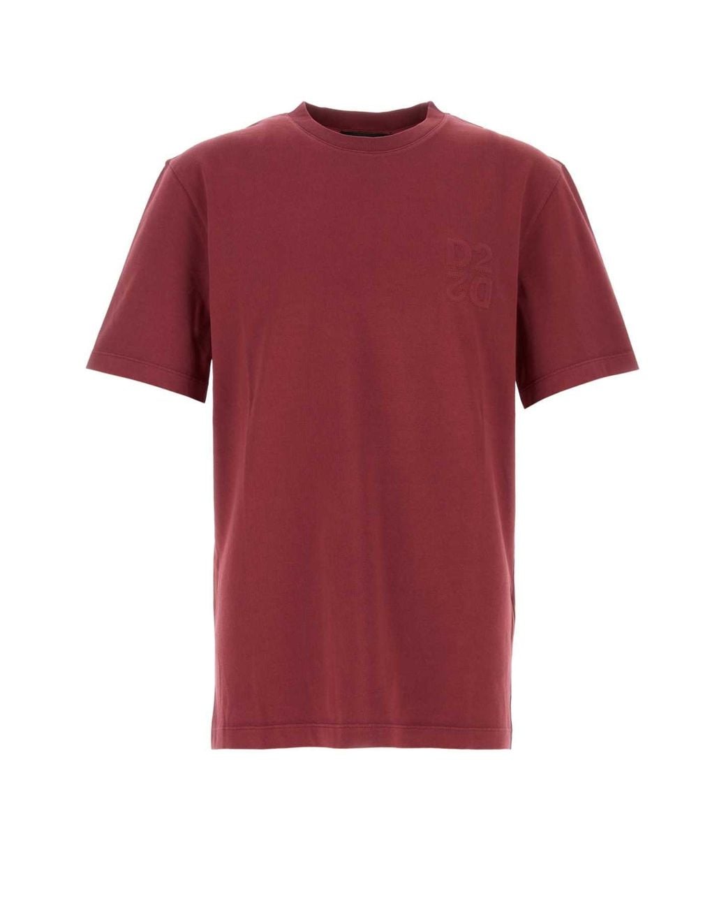 DSquared² Red Tyrian Cotton T Shirt
