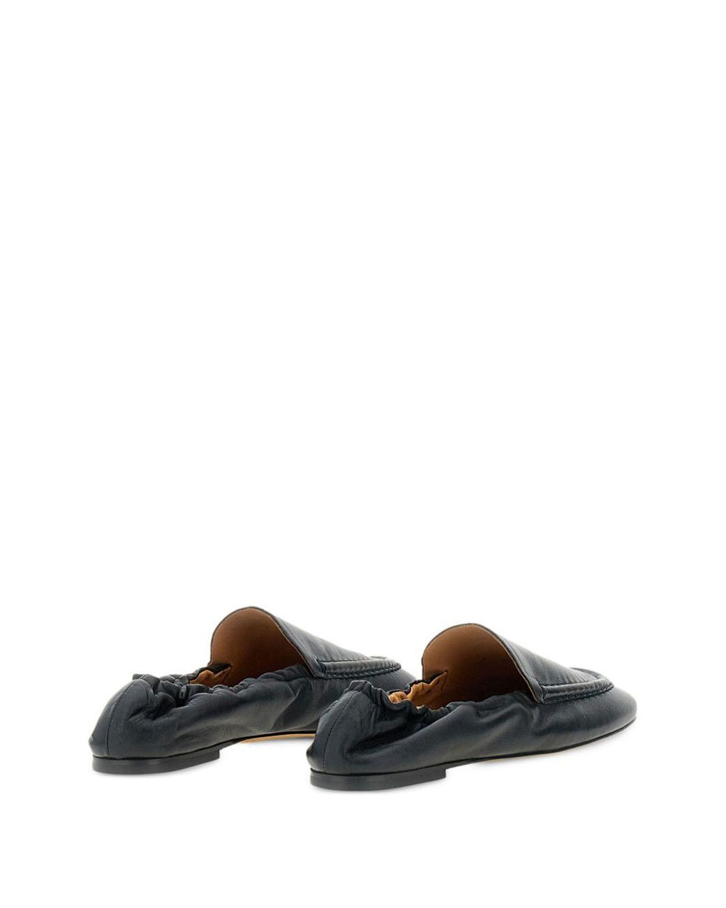 Odissi Black Juno Leather Loafers