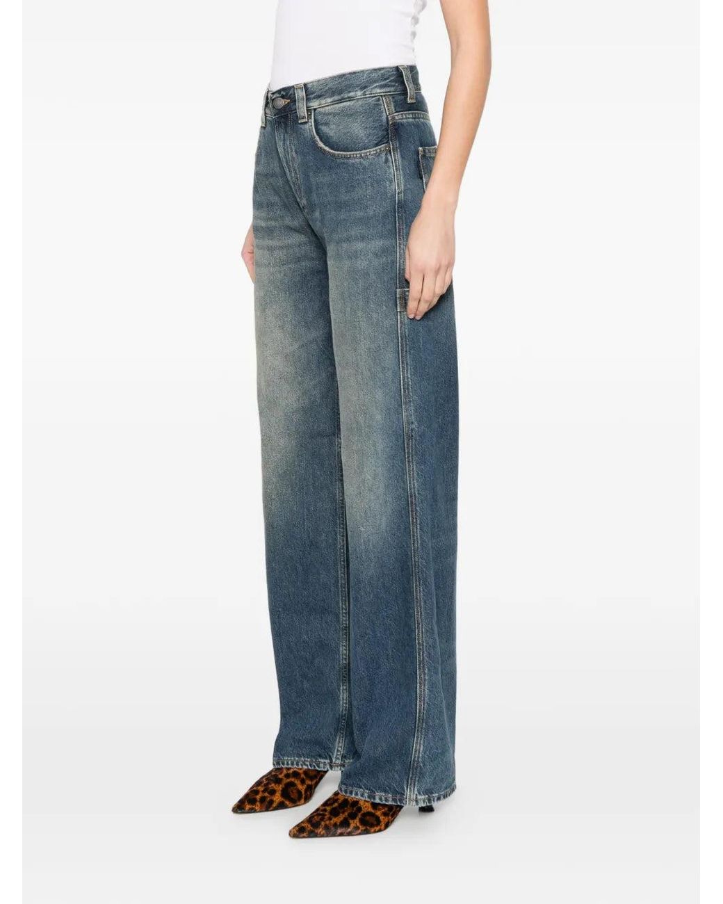 Haikure Blue Cotton Jeans