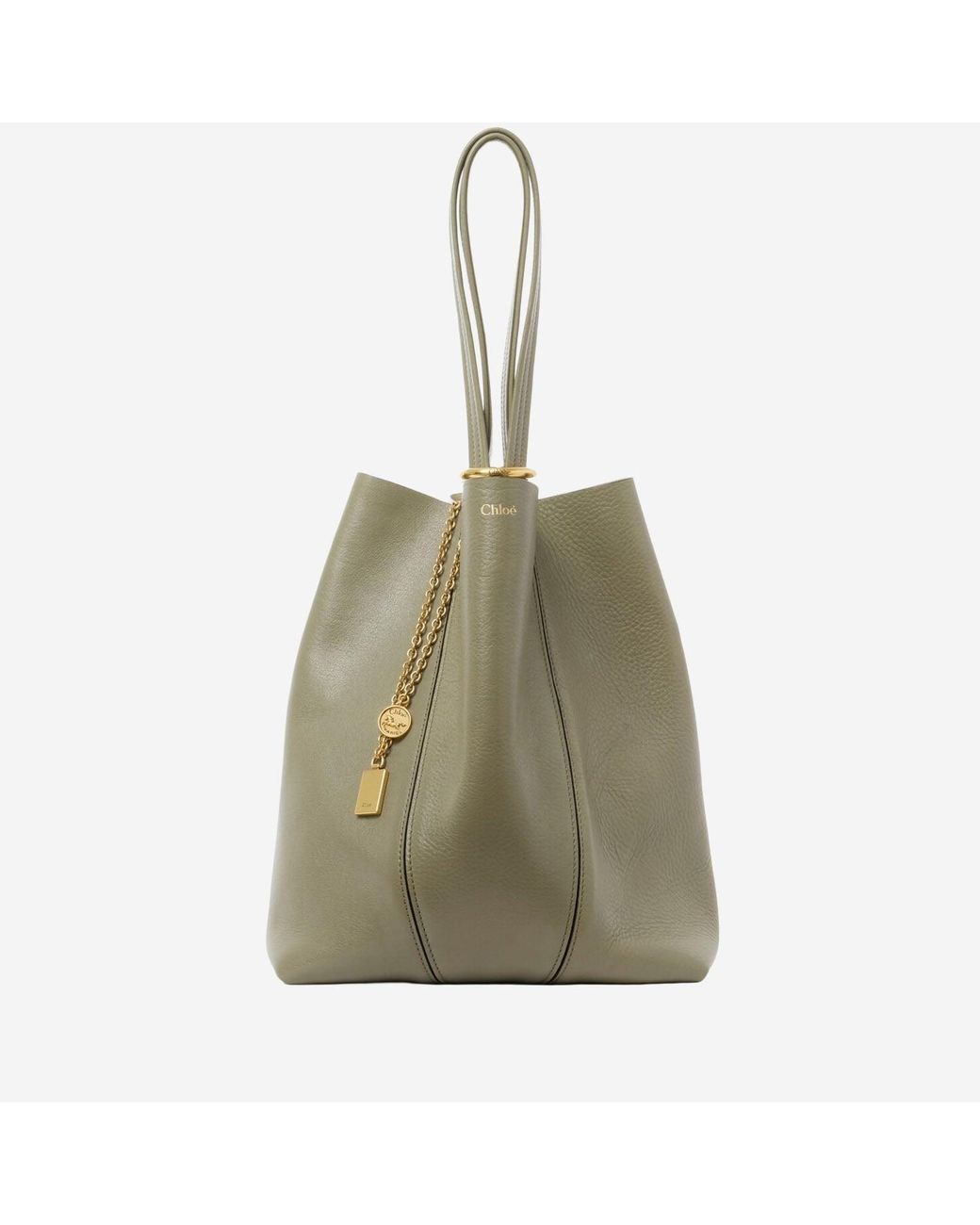 Chloé Green Spin Tote Bag