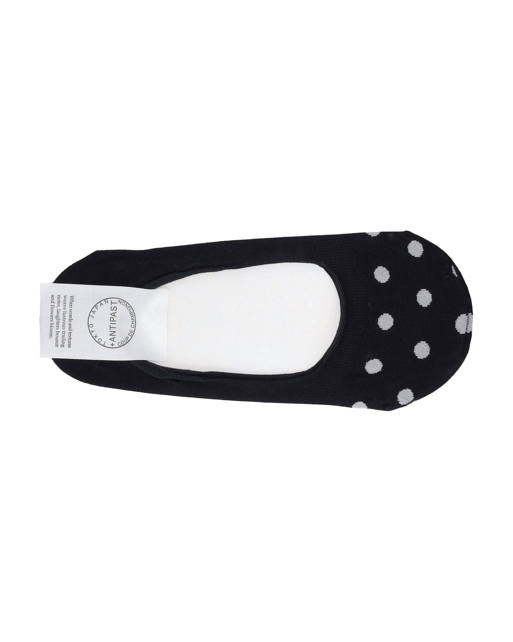 Antipast Black Short Socks Pois