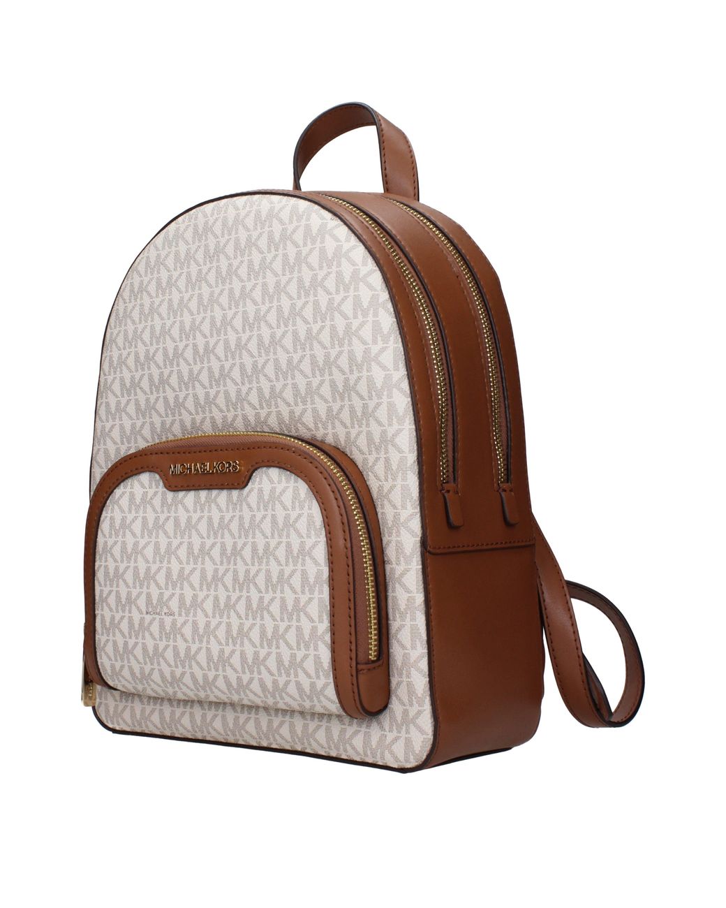 Michael Kors Multicolor Beige Fabric Backpack