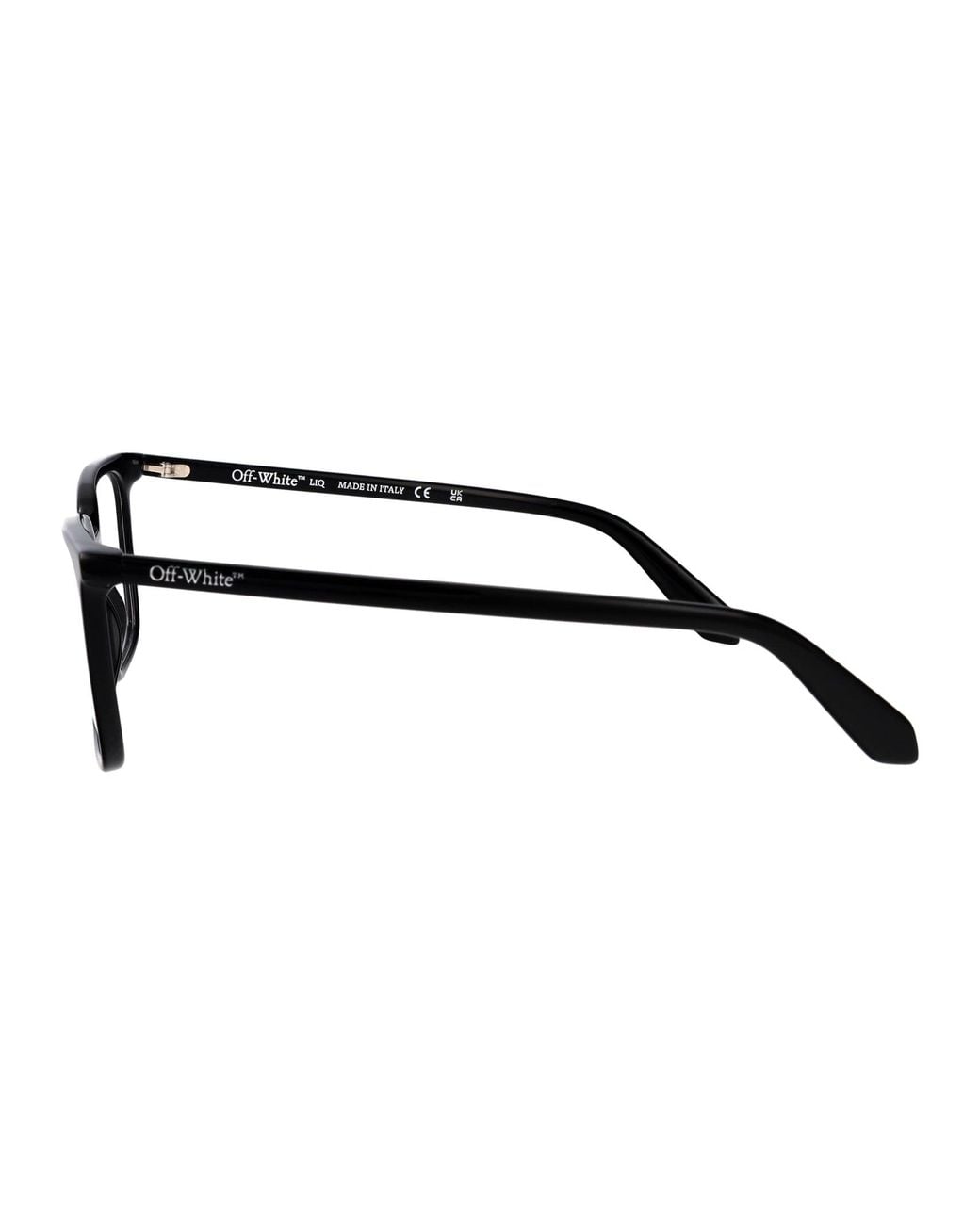 Off-White c/o Virgil Abloh Black Shiny Acetate Glasses
