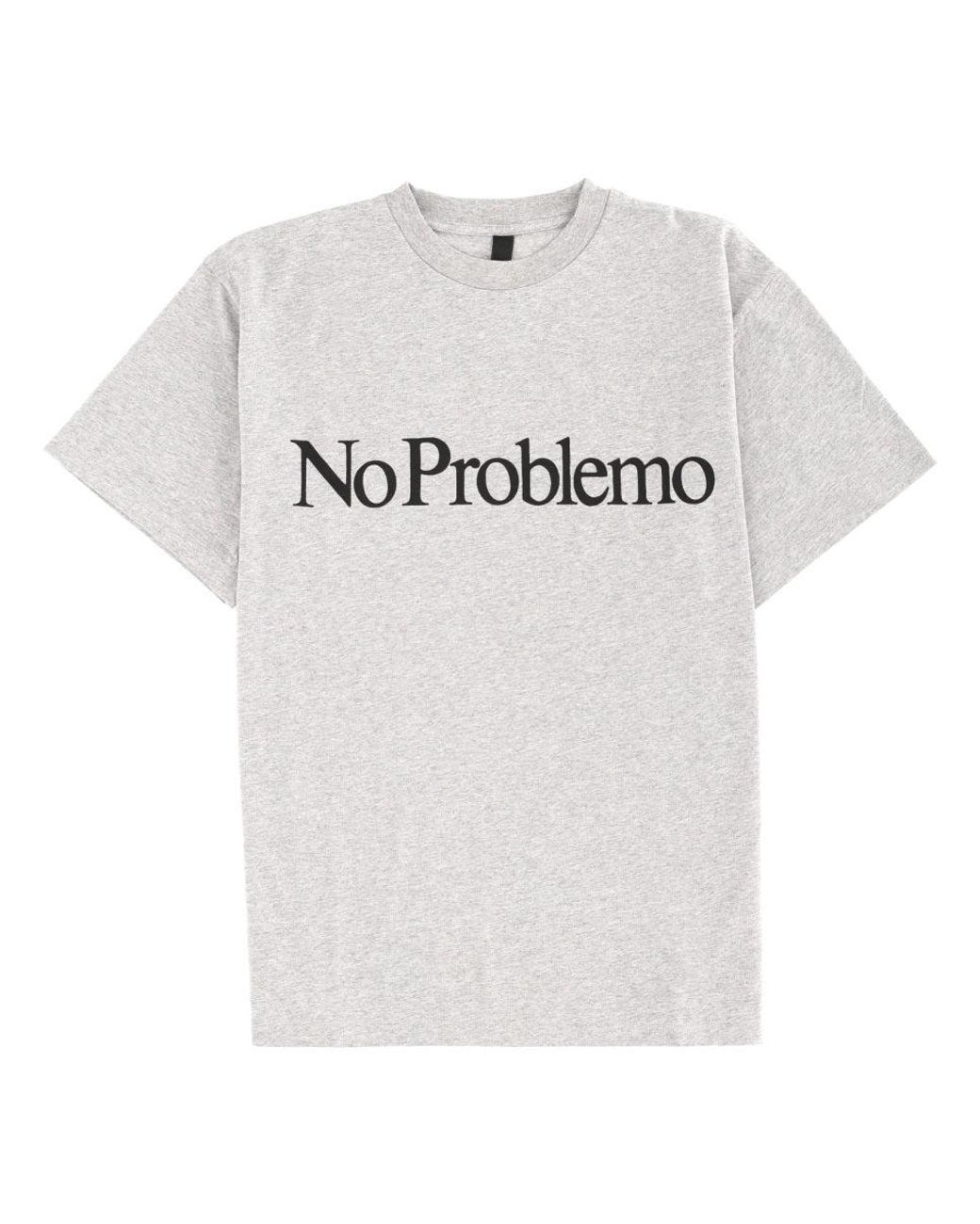 No Problemo White T-shirt With Logo