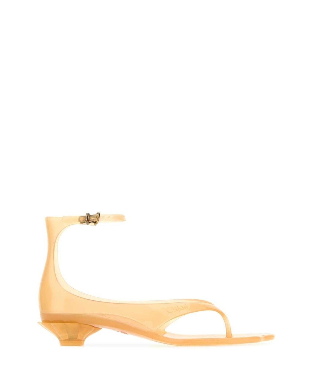 Chloé Yellow Tpu Jelly Thong Sandals