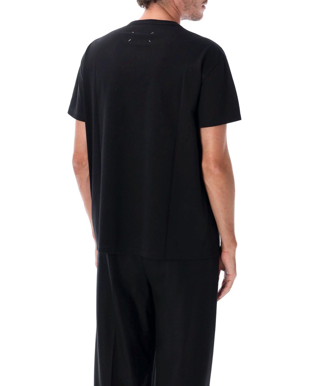Maison Margiela Black T Shirts And Polos
