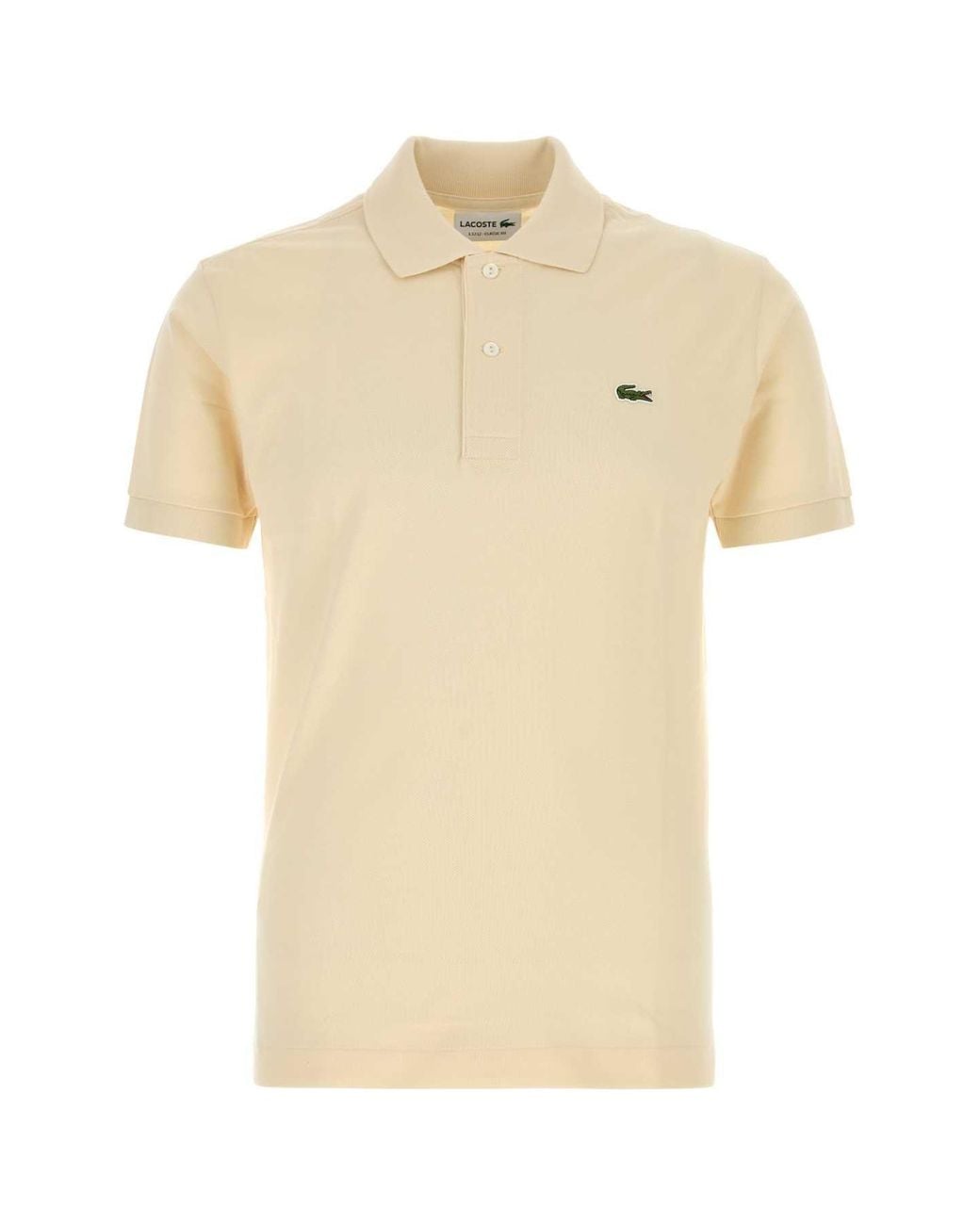 Lacoste Natural Cream Piquet Polo Shirt
