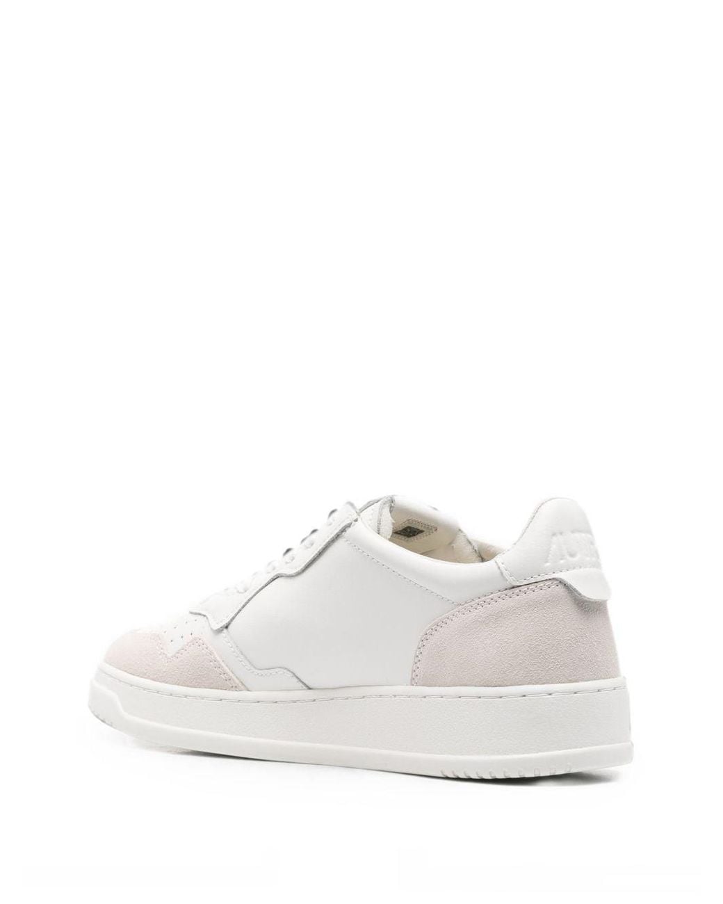 Autry White Medialist Low Sneakers