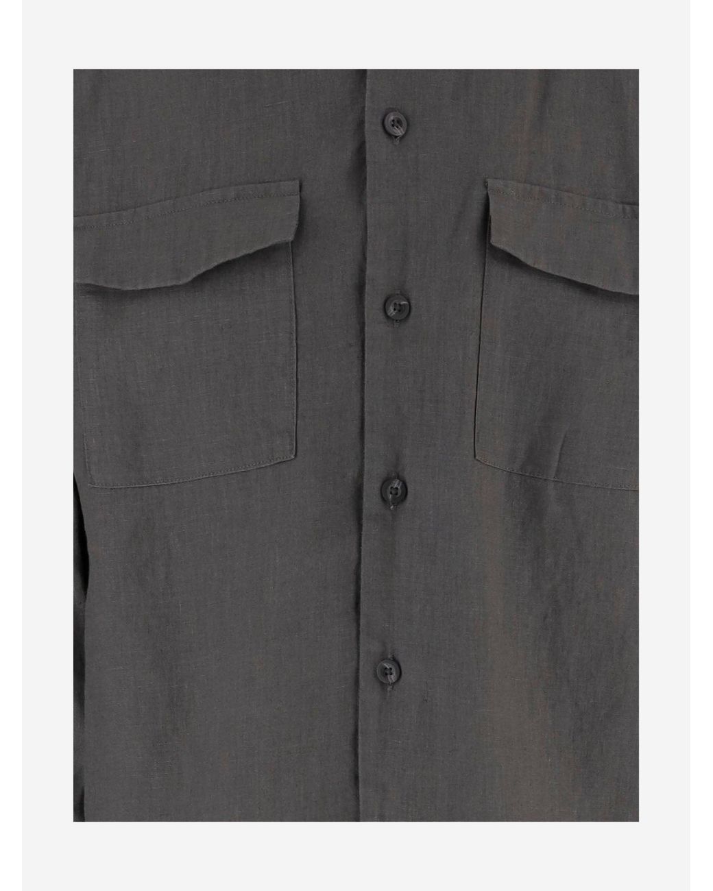 Vince Gray Linen Shirt