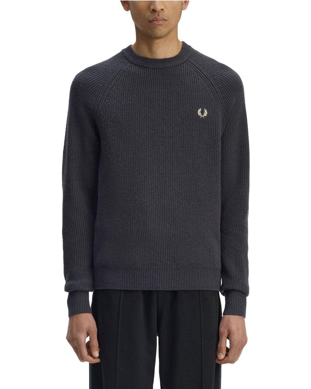 Fred Perry Blue Jersey With Logo for men