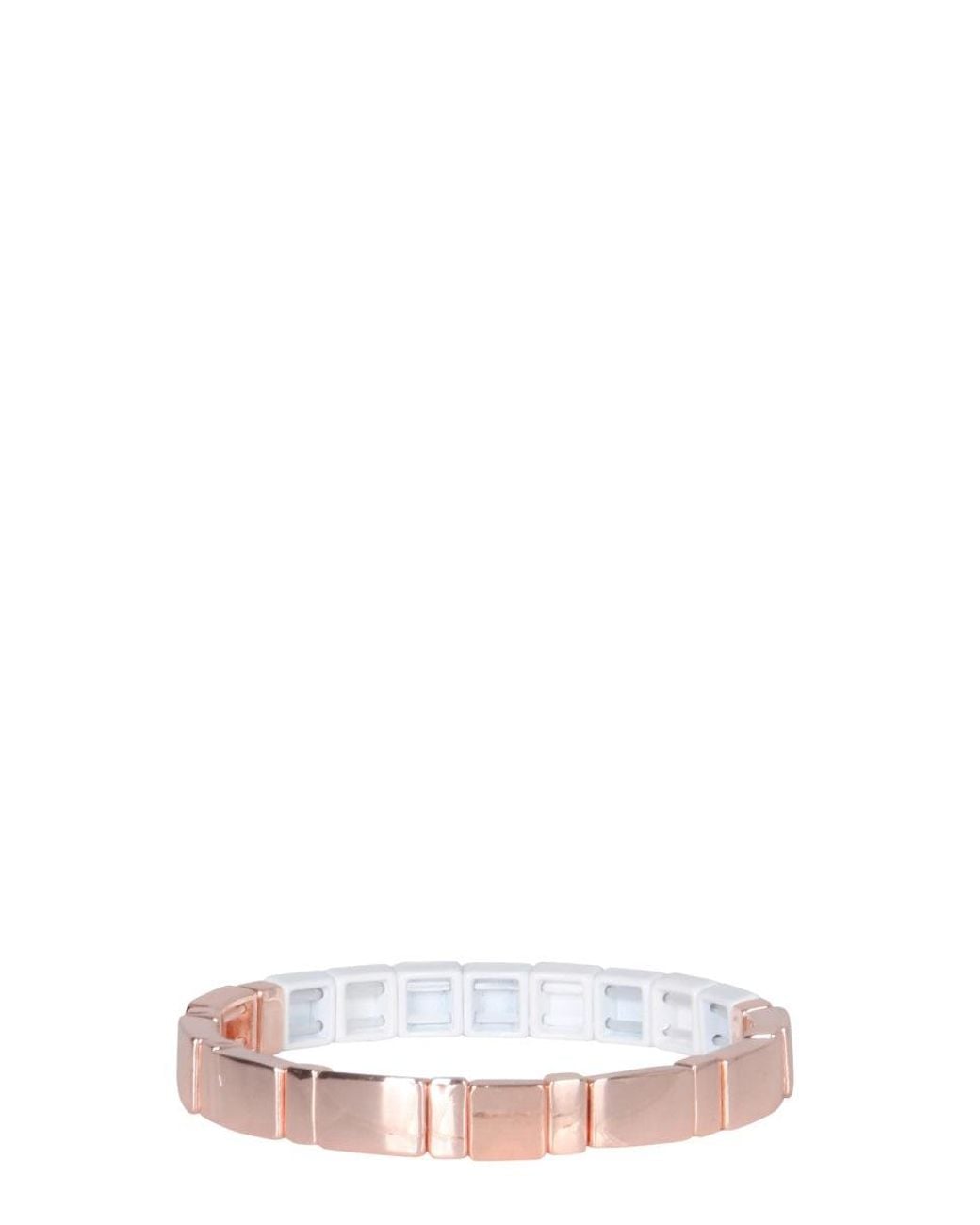 LABEL K Multicolor Elastic Bracelet With Block