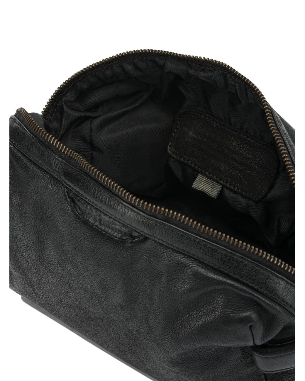 Officine Creative Black "Helmet 054" Clutch