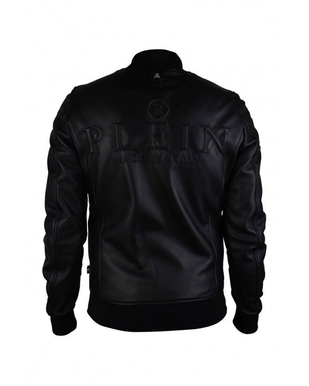 Philipp Plein Black Bomber Jacket