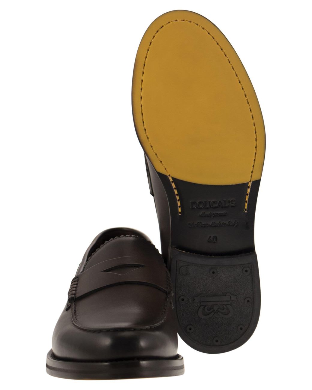 Doucal's Doucals Leder Penny Loafer in Black für Herren