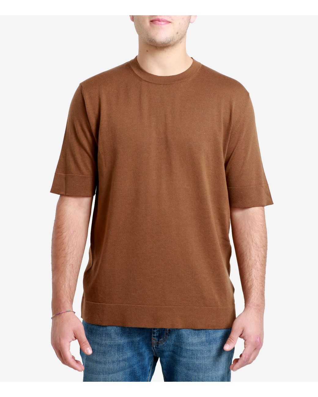 PT Torino Brown T Shirts And Polos for men