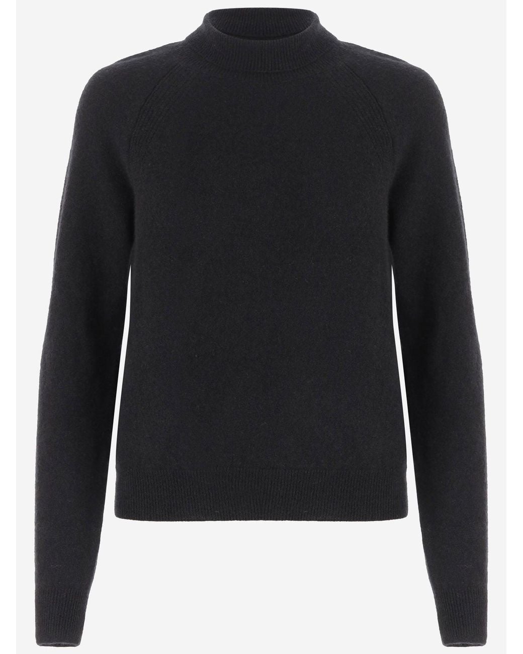 Sa Su Phi Black Cashmere And Silk Knit Sweater