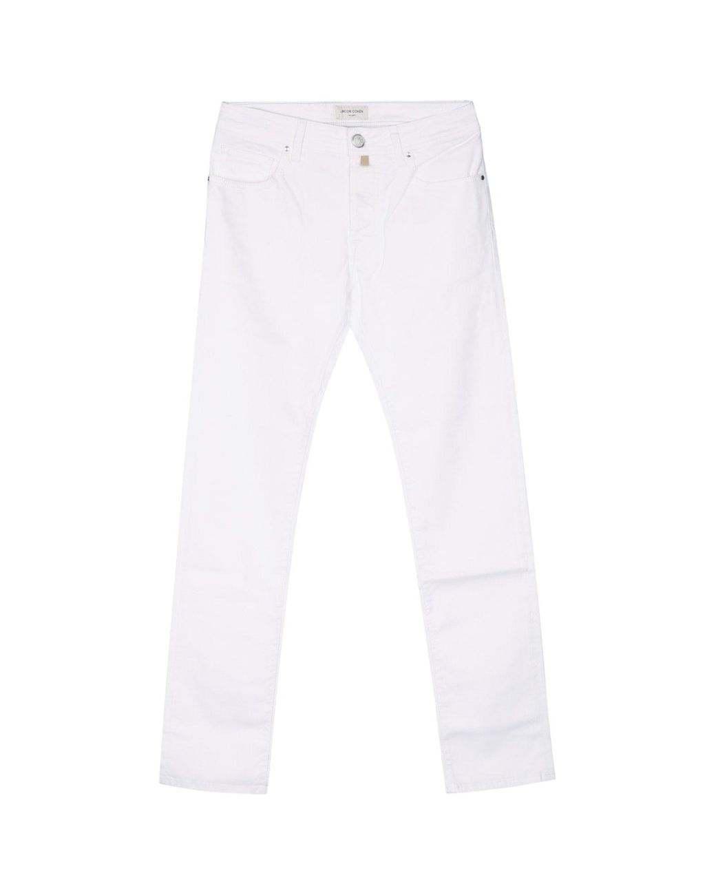 Jacob Cohen White Pantalone for men