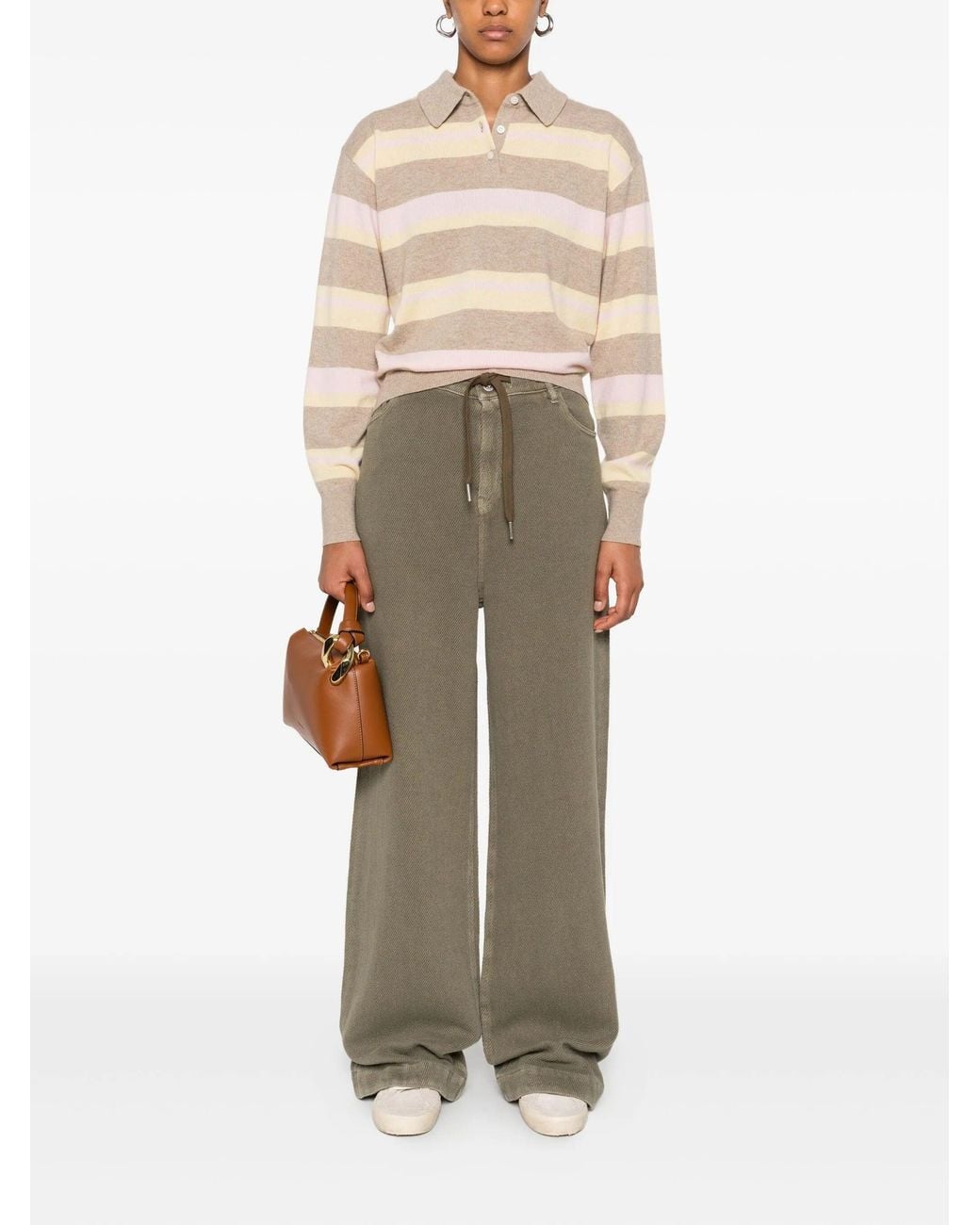 Golden Goose Deluxe Brand Green Journey W's Ortensia Boyfriens Pant Clothing