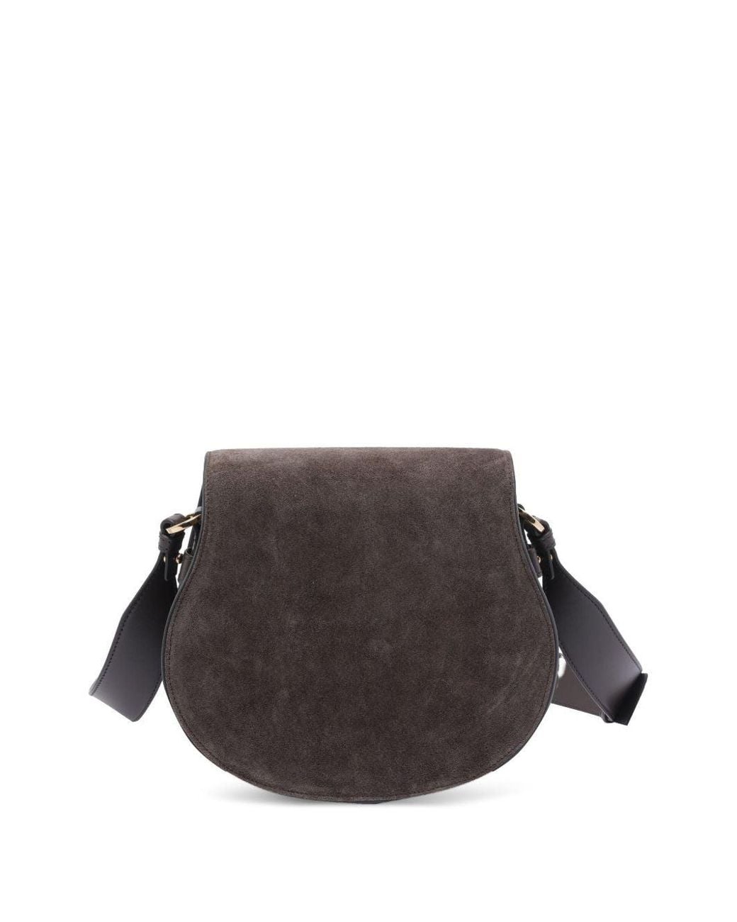 Chloé Brown Marcie Leather Saddle Bag