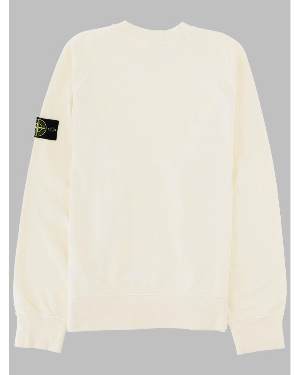 Stone Island Natural Sweatshirt Cotton Sweatshirts