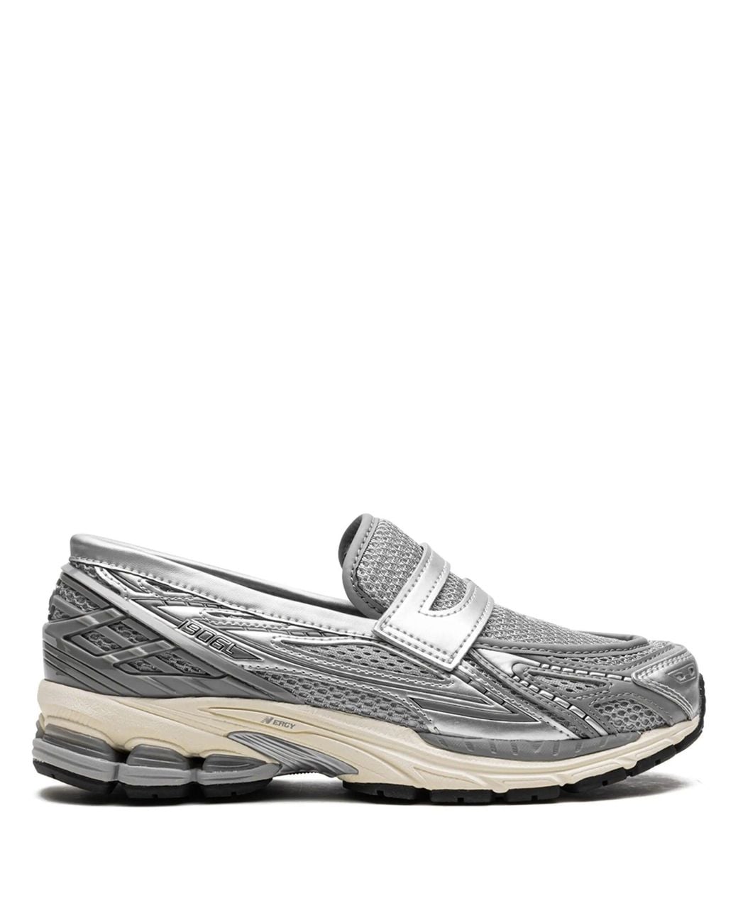 New Balance Gray "Tier 1" Leather Synthetic Mesh Lifestyle Sneakers
