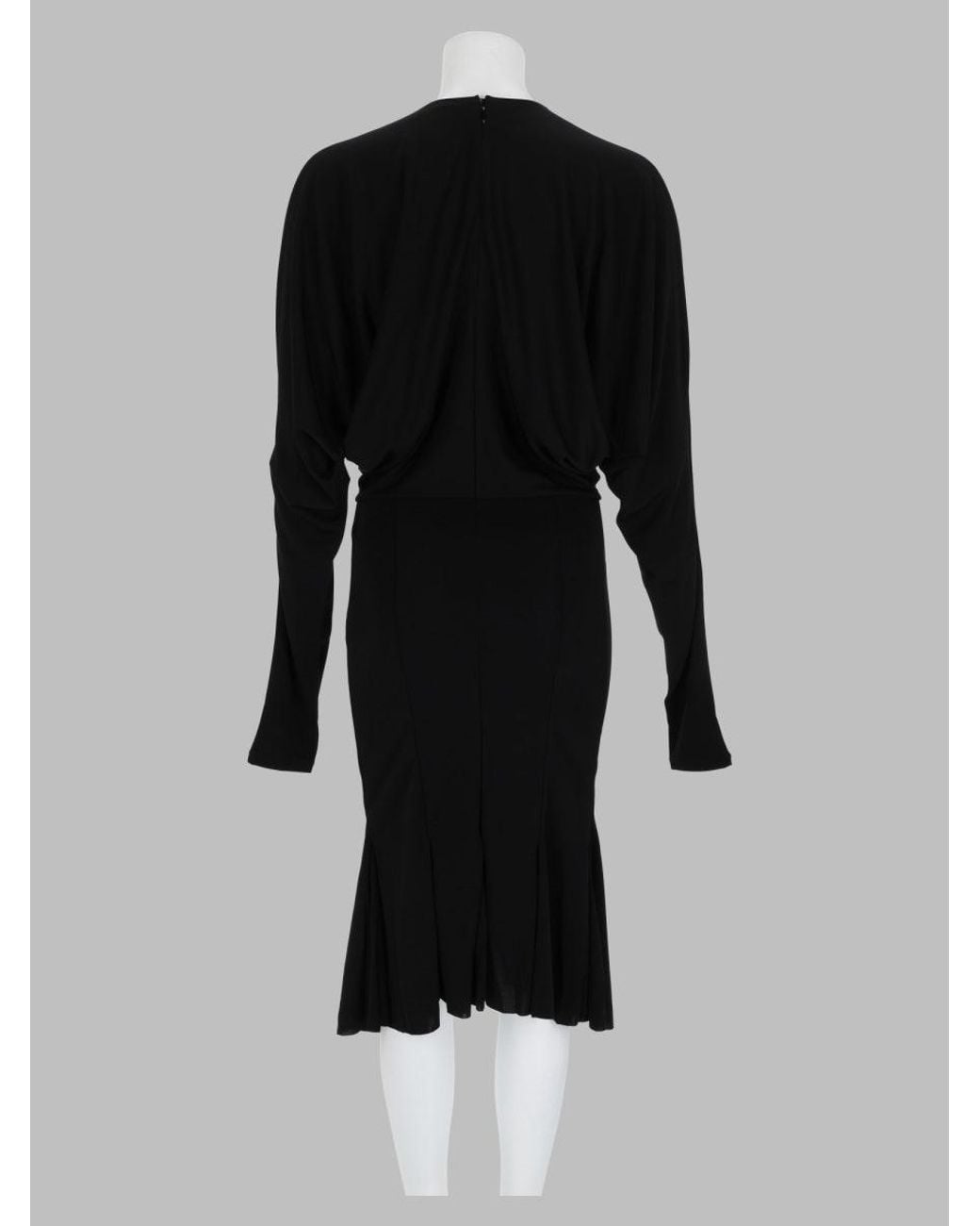 Jacquemus Black Sculpted Draped Dress