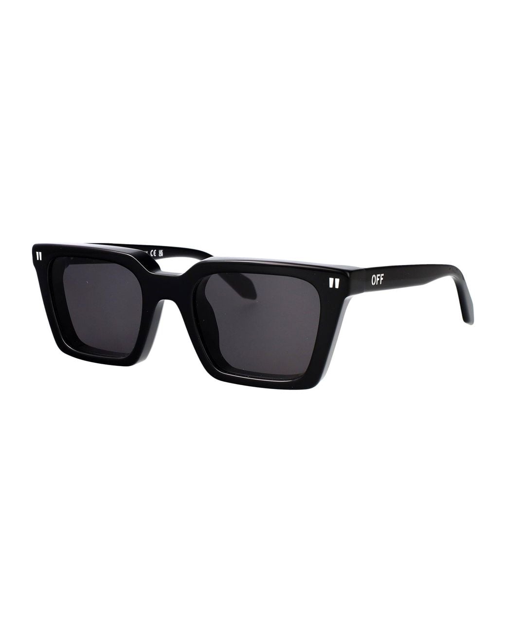 Off-White c/o Virgil Abloh Black Shiny Acetate Sunglasses