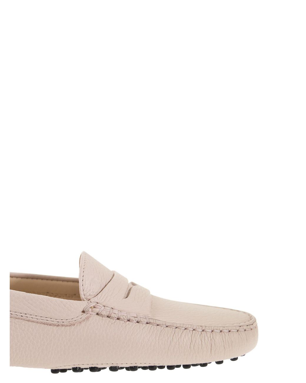 Tod's Pink Leather Loafer