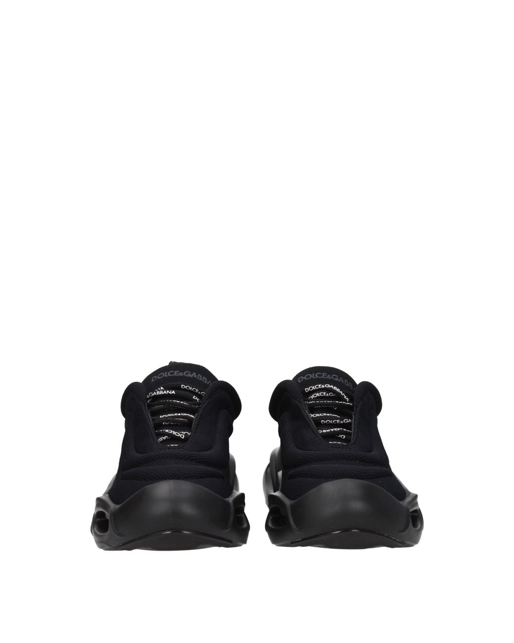 Dolce & Gabbana Black Knit Sneaker for men