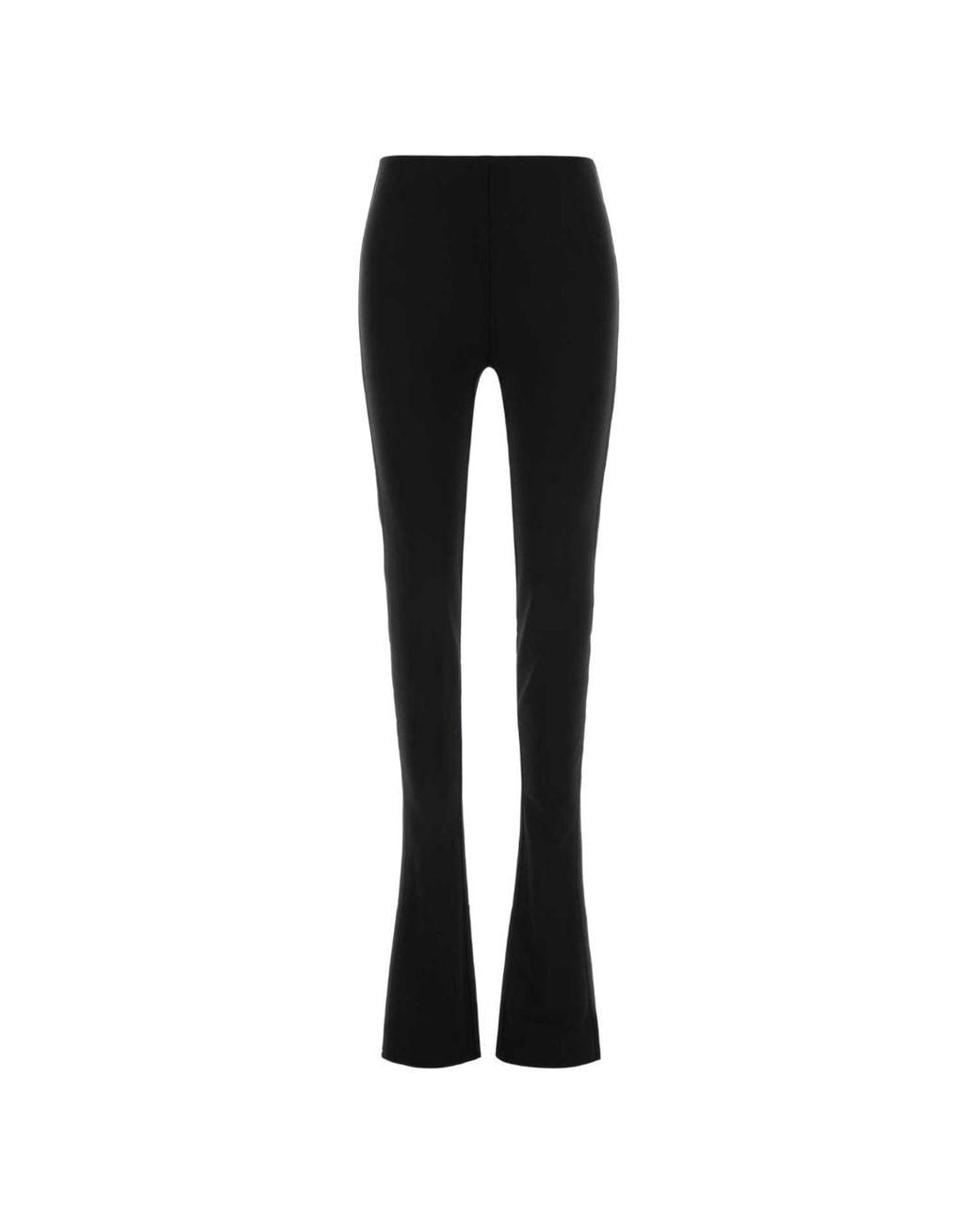Gucci Black Flared Flat Front Pants