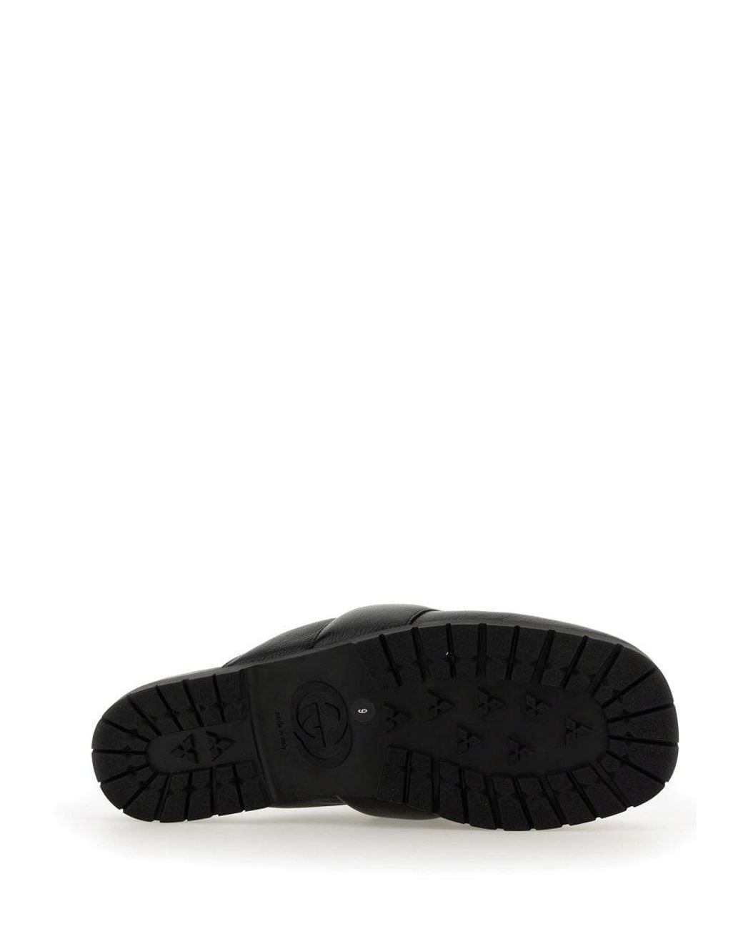 Gucci Black Sabot With Clamp