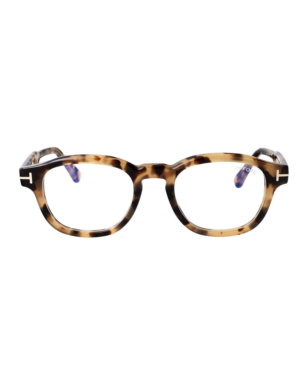 Tom Ford Brown Round Optical Ft6181 B 55