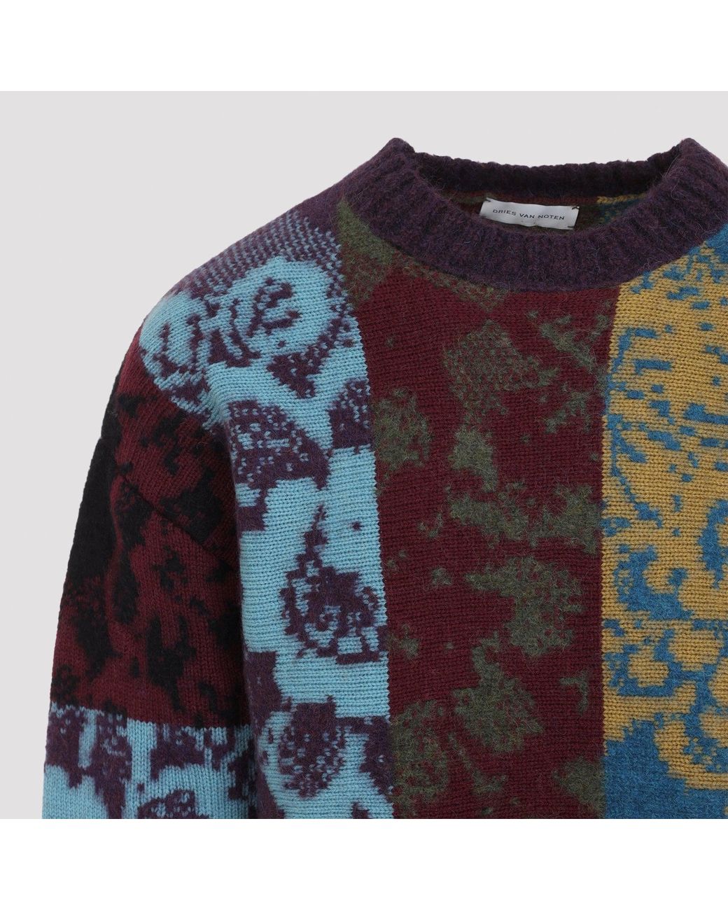 Dries Van Noten Matadi Trui in het Blue voor heren