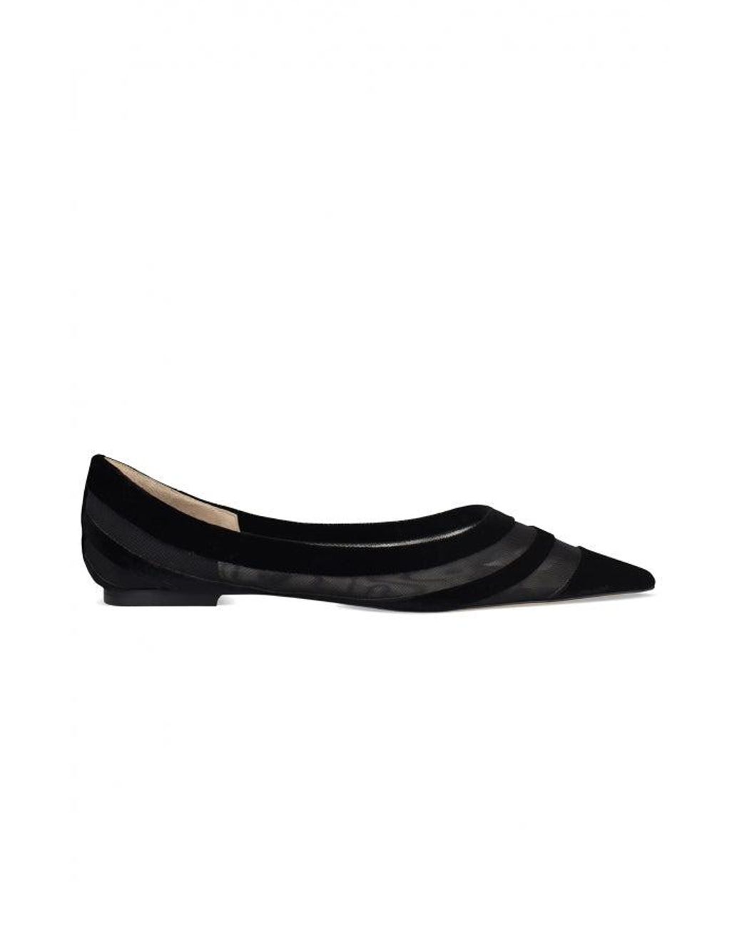 Jimmy Choo Black Love Ballerinas