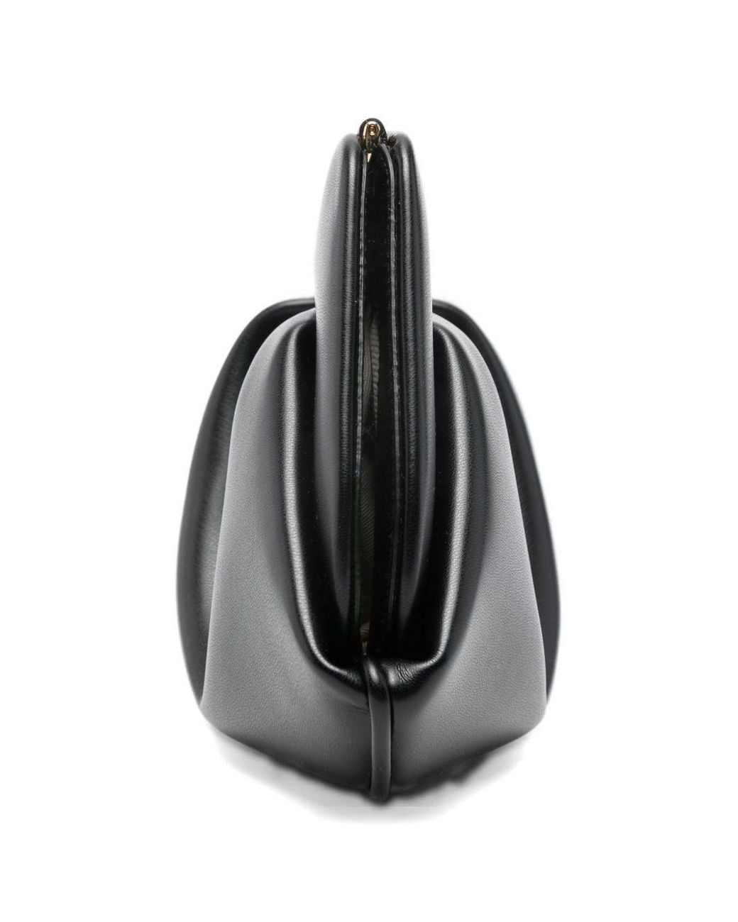 THEMOIRÈ Black Bios Baguette Vegan Leather Clutch