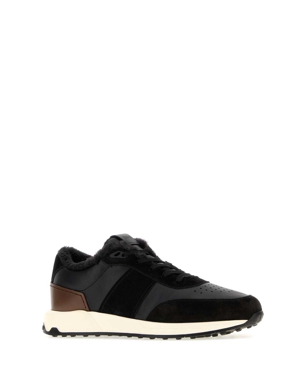 Tod's Black Leather Sneakers for men