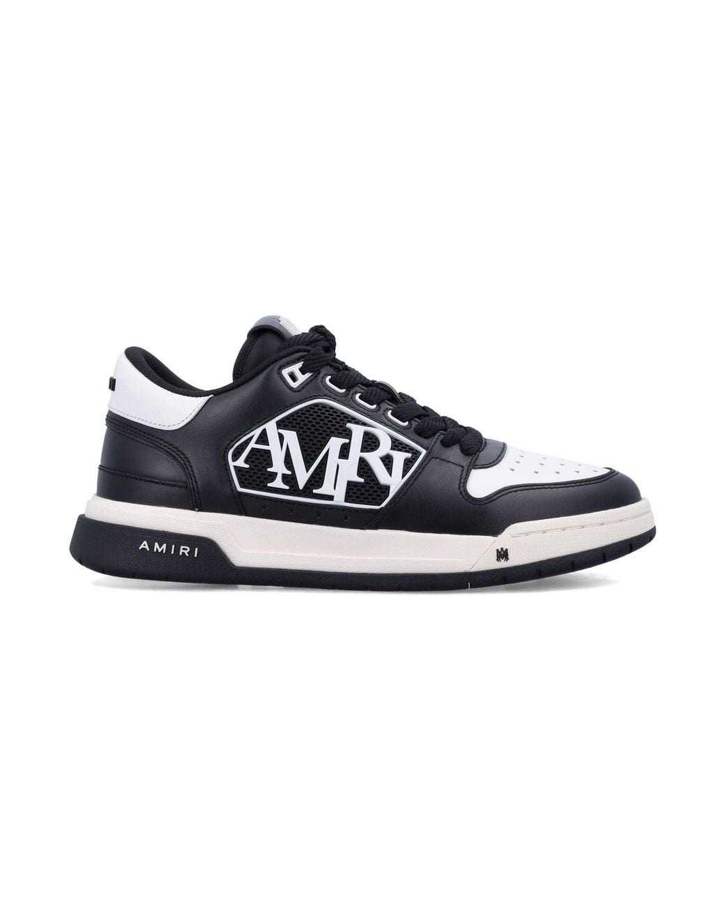 Amiri Blue Classic Low Oversized Logo Low-Top Sneakers