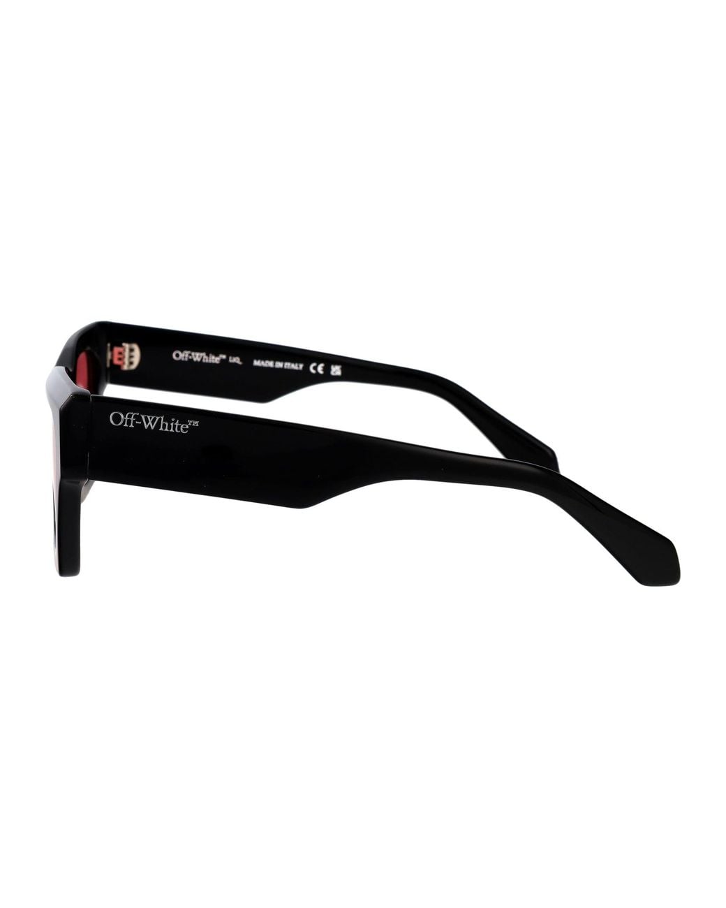 Off-White c/o Virgil Abloh Pink Shiny Acetate Sunglasses