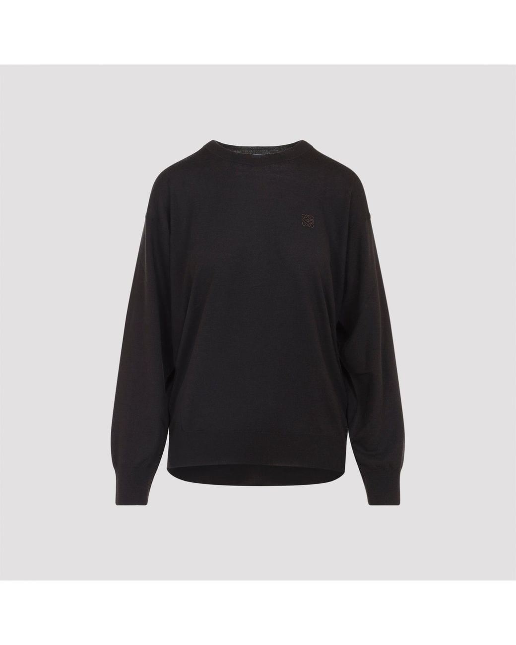 Loewe Black Wool Sweater