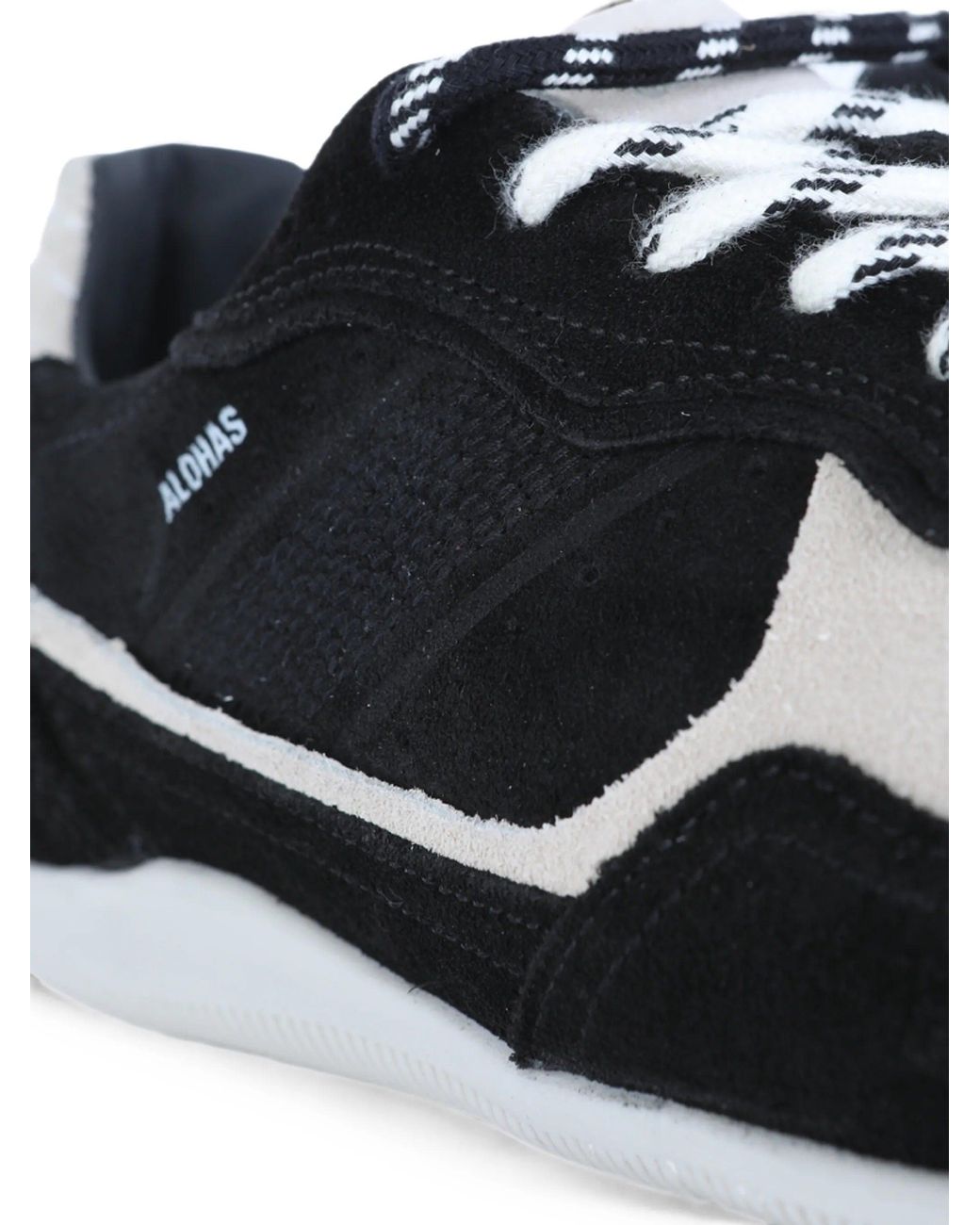 Alohas White Tb.91 Suede Leather Sneakers