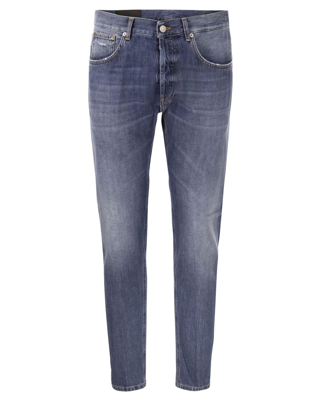 Dondup Blue Dian Carrot Fit Jeans for men