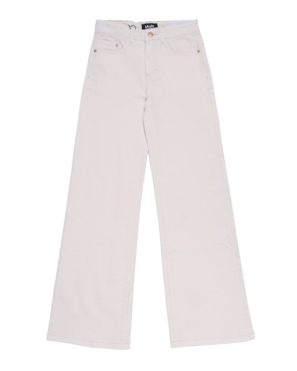 Molo White Asta Woven Pants
