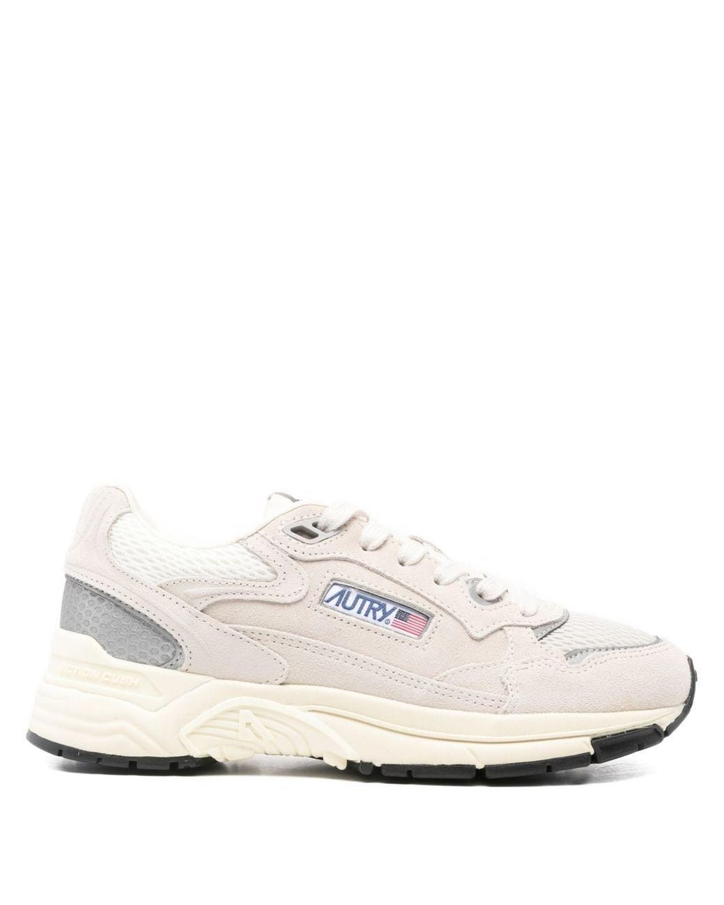 Autry White Hyperway Low Sneakers