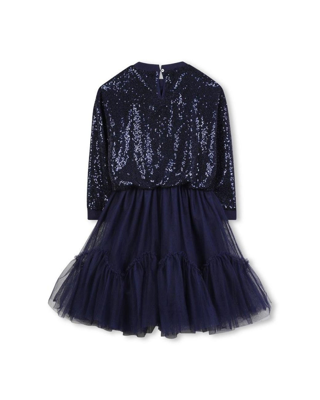 Billieblush Blue Sequined Dress